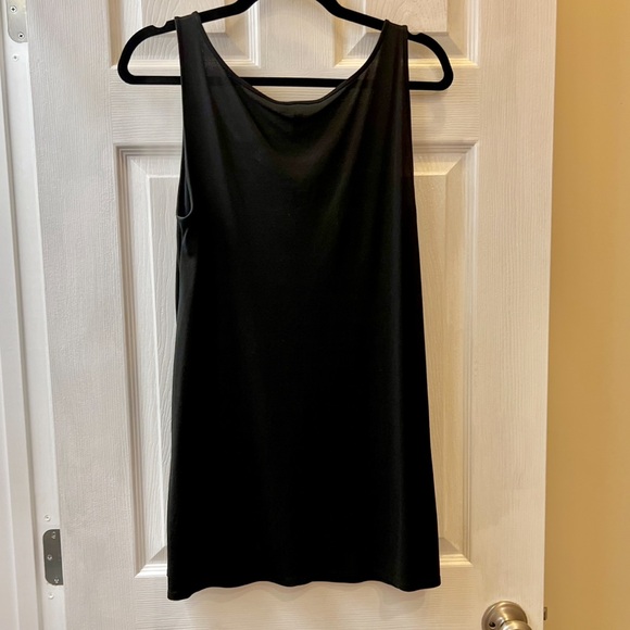 Eileen Fisher 100% Silk Everyday Tank Top Black Sleeveless Top Size Medium - Picture 7 of 16